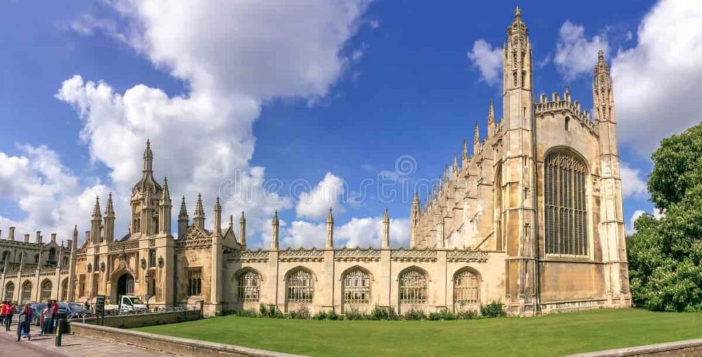 King's College Chapel at the University of Cambridge, UK – a historic symbol of British education