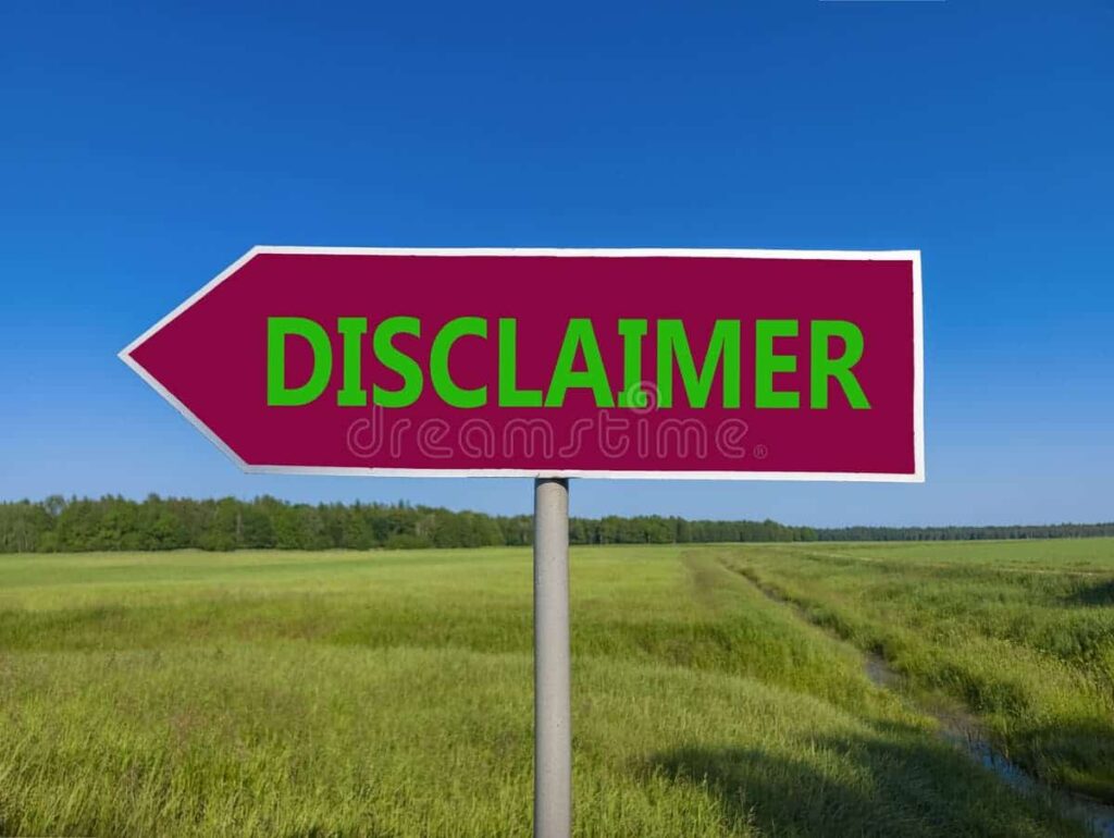 Disclaimer Signboard – StudySilently Official Notice