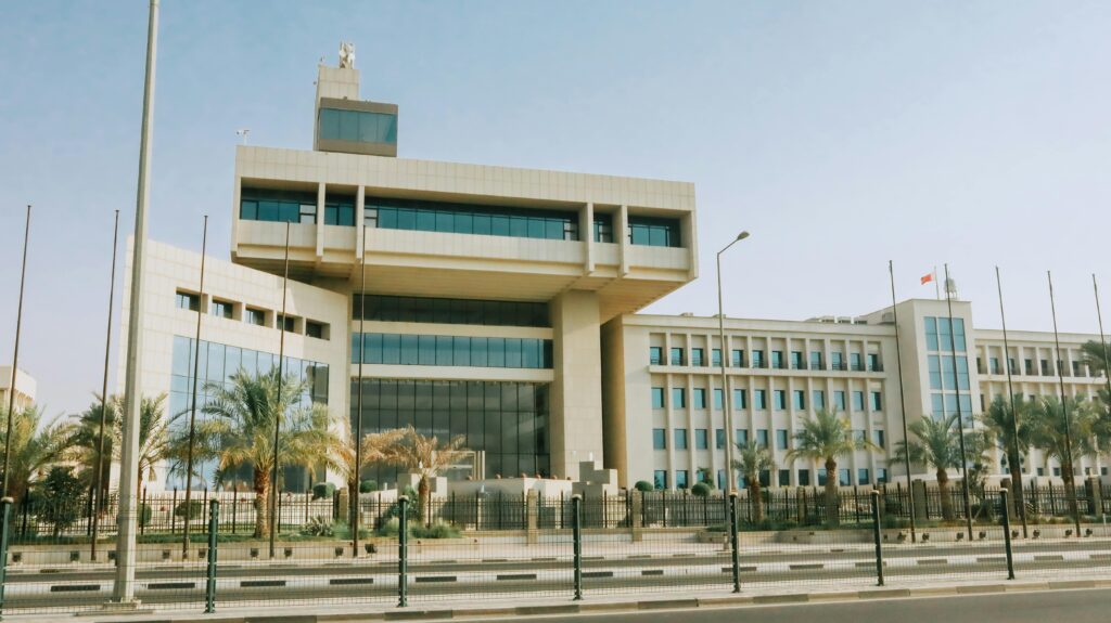 Abu Dhabi government building representing trusted education resources in UAE