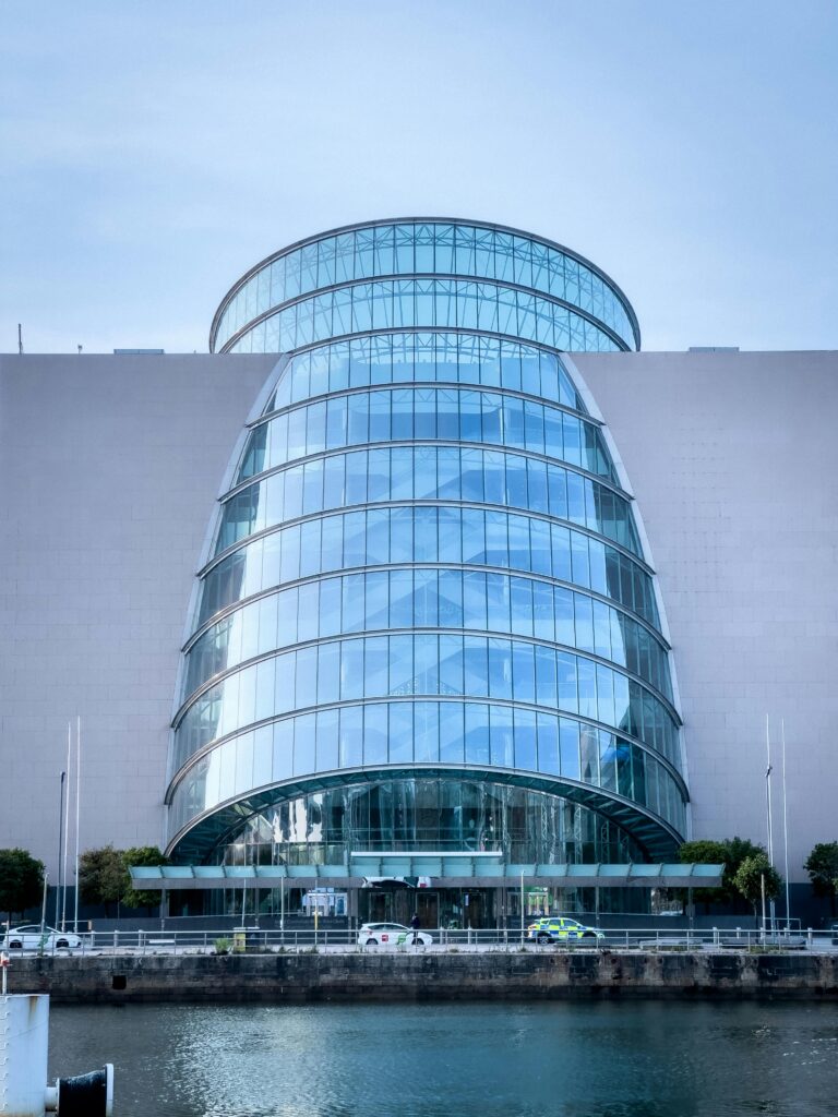 Modern university and academic environment in Dublin Ireland for international students