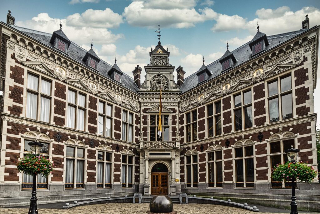 Historic university building representing why choose to study in Netherlands for international students