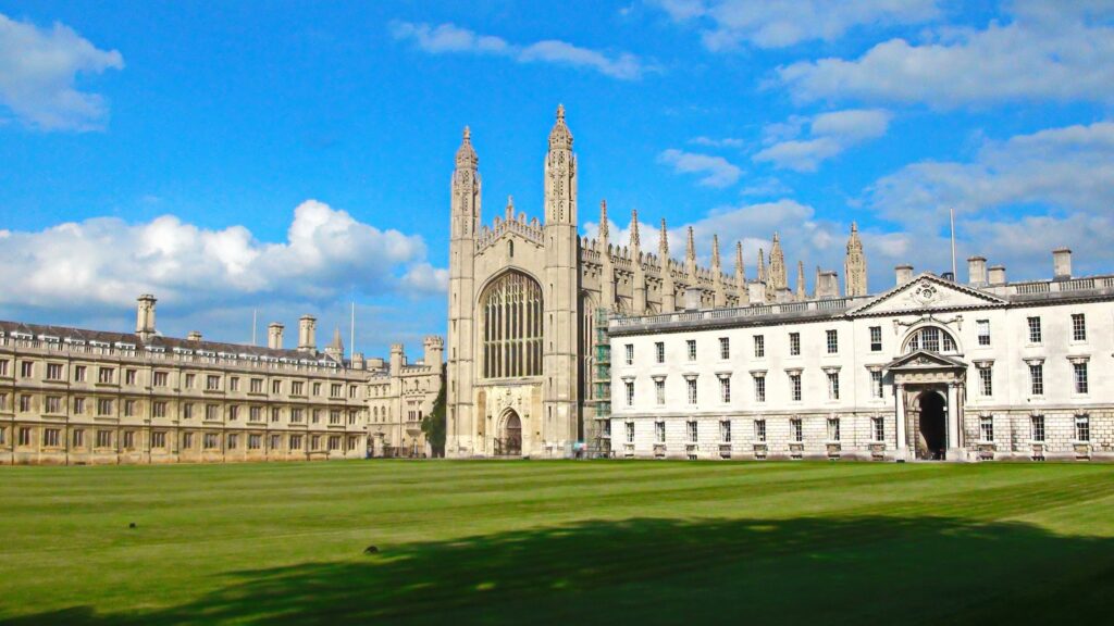 King’s College Cambridge campus in the United Kingdom representing world-class education for international students