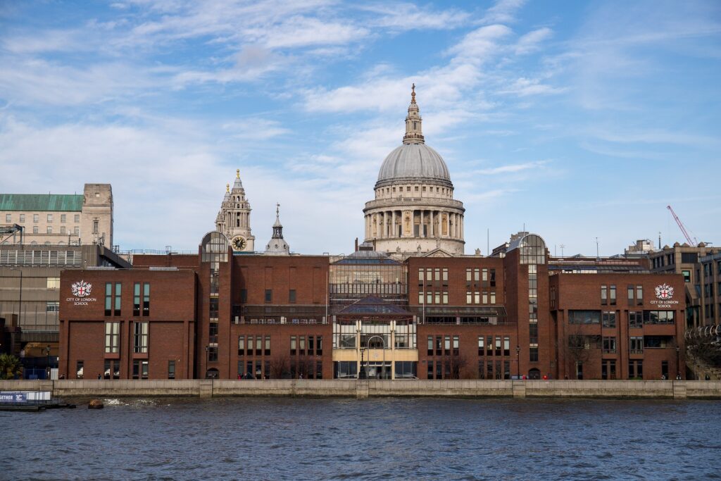 London city skyline symbolizing strong global education outlook as international student mobility continues to rise
