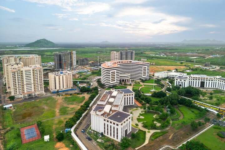 Study in India at a modern university campus showcasing world-class infrastructure, academic excellence, and a vibrant learning environment for international students.