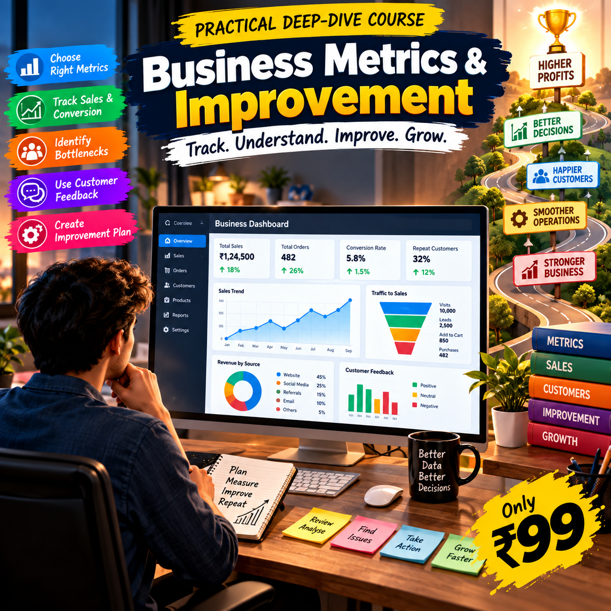 Business Metrics and Improvement Practical Deep-Dive Course