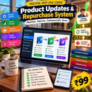 Product Updates and Repurchase System Practical Deep-Dive Course
